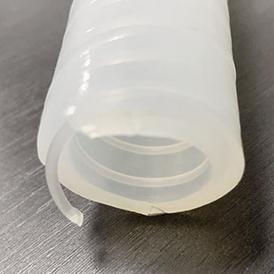 TIPO SPSD - Espiral de plástico transparente Mangueira de silicone reforçada