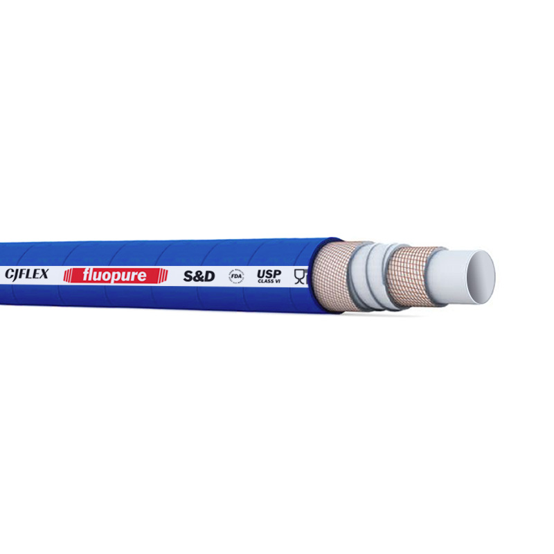 Fluopura CJFLEX - Mangueira de borracha forrada PFA de alta pureza