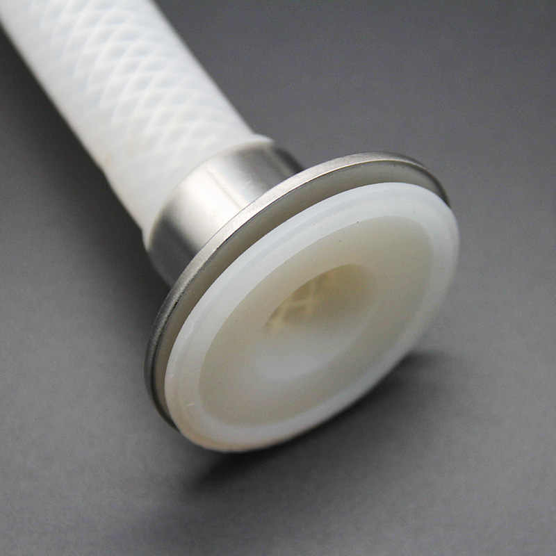 CJFLEX Mangueira de silicone curada com platina com montagem Tri-clamp revestida